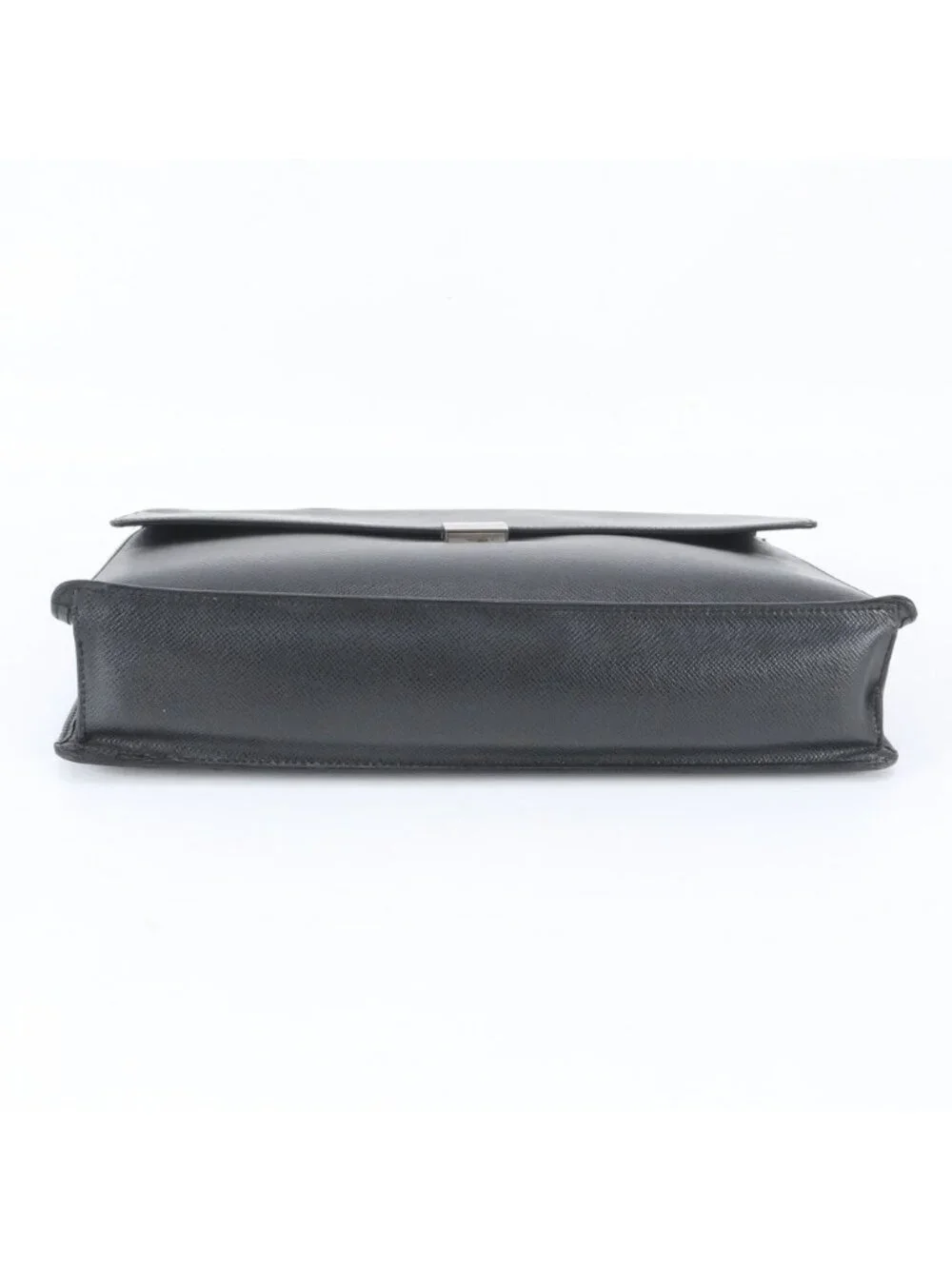 Louis Vuitton Taiga Angara Leather Business Document Briefcase Black